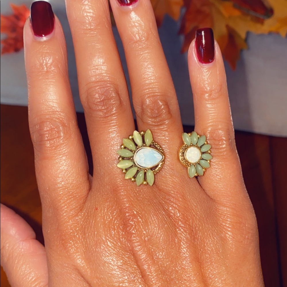 Stella & Dot Zinnia Split Cocktail Ring
